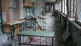 An abandoned school in Prypiat', the Chernobyl Exclusion Zone, Ukraine