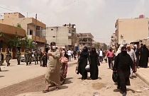 Civis de regresso a bairro de importante cidade curda na Síria