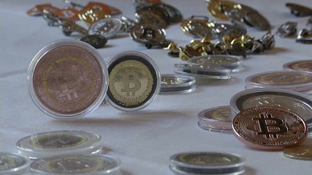 Physical Bitcoins samples