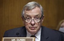 Sen. Dick Durbin, D-Ill., makes his opening statement during a hearing of the Senate Judiciary Subcommittee on Privacy, Technology, and the Law, on Capitol Hill