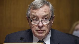 Sen. Dick Durbin, D-Ill., makes his opening statement during a hearing of the Senate Judiciary Subcommittee on Privacy, Technology, and the Law, on Capitol Hill