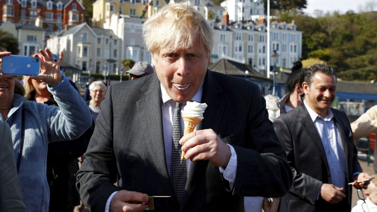 Boris Johnson auf Wahlkampftour in Wales