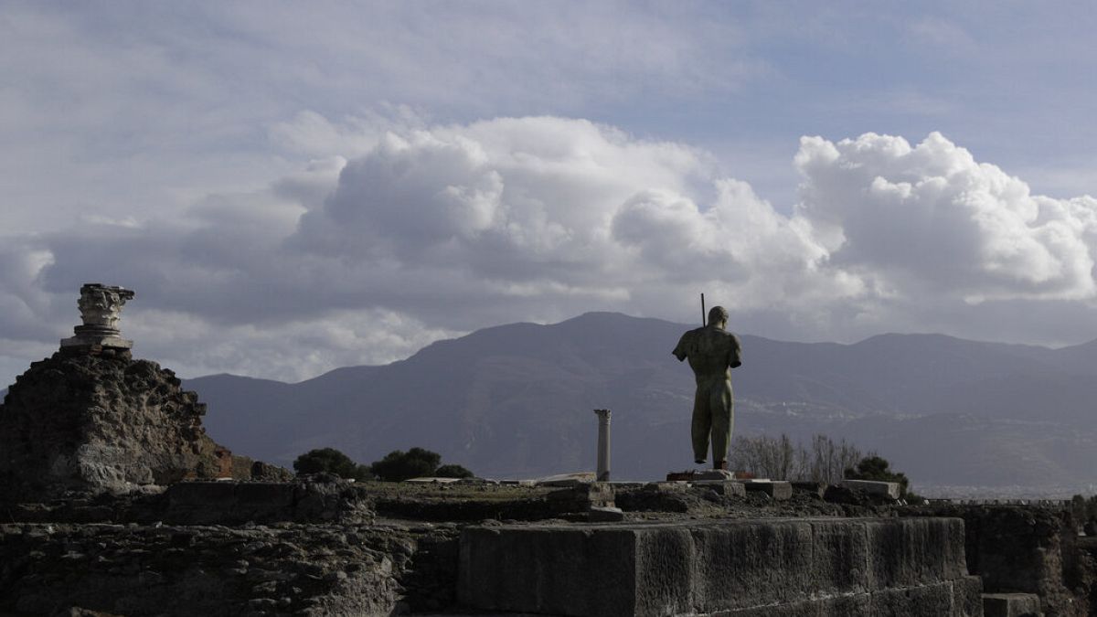 Una foto d'archivio del Parco Archeologico di Pompei