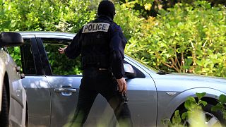 Bir eve baskın düzenleyen Fransız polisi (arşiv)