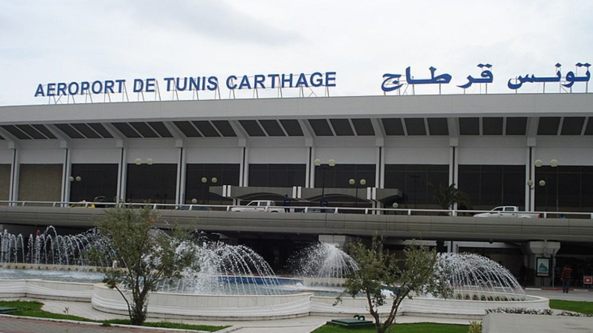 مطار قرطاج الدولي في العاصمة تونس