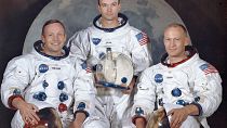 Neil Armstrong , Michael Collins und Edwin E. "Buzz" Aldrin