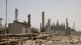 صورة عامة لمنشأة نفطية سعودية في منطقة جبيل تديرها شركة النفط العملاقة أرامكو