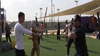 Ancient Egyptian martial art 'tahtib' becomes modern art sensation in Cairo