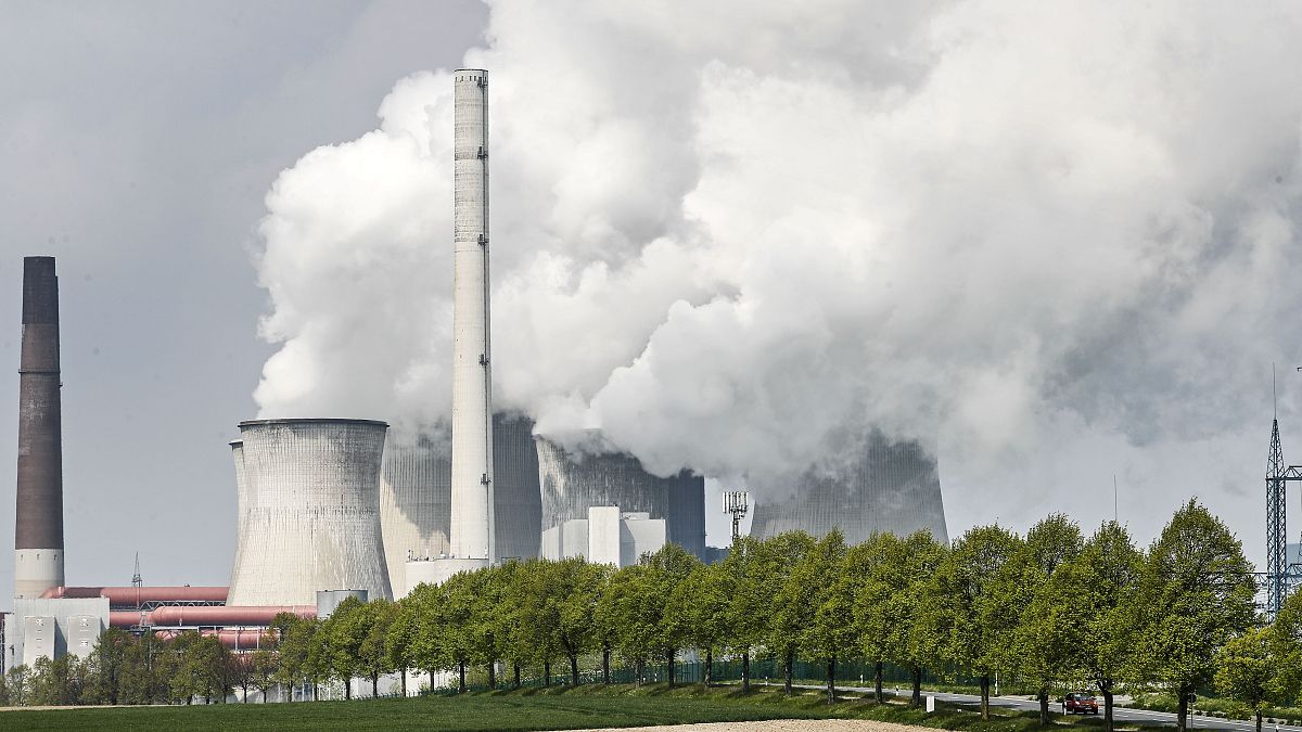 Une centrale au charbon à Neurath, en Allemagne, le 29 avril 2021.