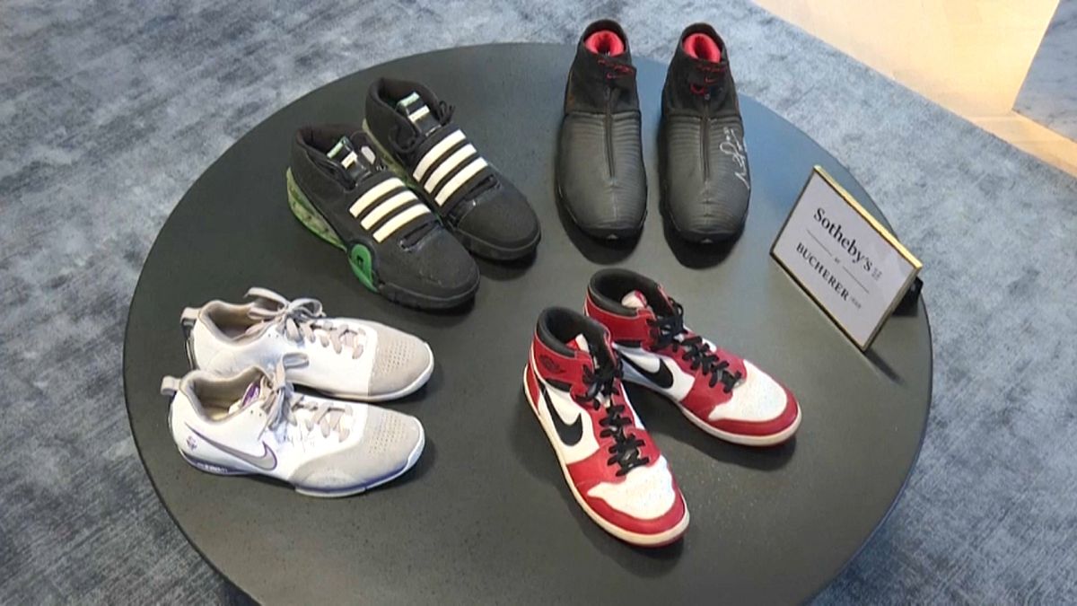 Wie viele Millionen für die Schuhe von Michael Jordan? Sotheby's versteigert Sneaker