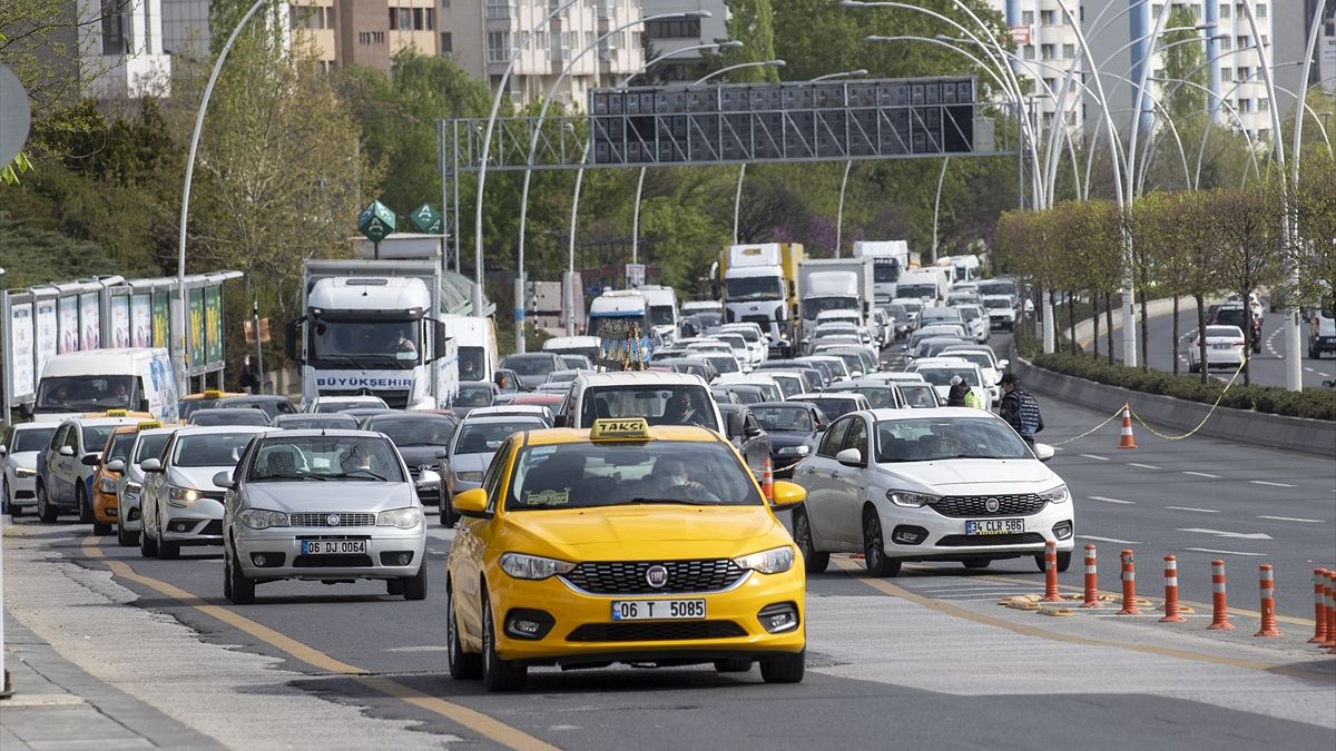 Ankara'da trafik yoğunluğu 