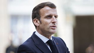 Emmanuel Macron, le 29 avril 2021 au palais de L'Elysée.