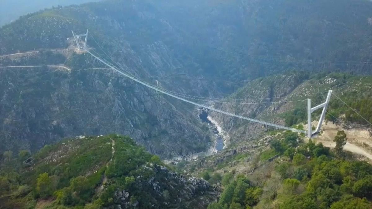 Portugal opens world's longest suspended footbridge
