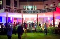 آتش‌سوزی در بیمارستانی در شهر بهاروچ در غرب هند