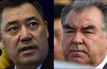 Kırgızistan Cumhurbaşkanı Sadır Caparov ve Tacikistan Cumhurbaşkanı Emomali Rahmon