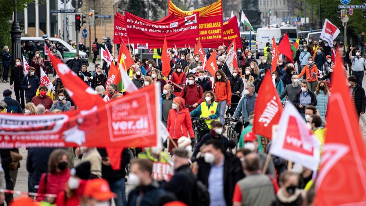 تظاهرات روز جهانی کار در آلمان