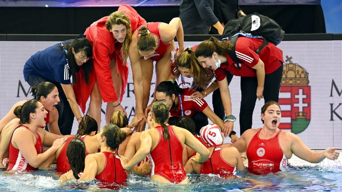 Η γυναικεία ομάδα πόλο του Ολυμπιακού