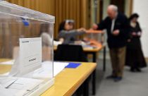 الاقتراع في مدريد خلال الانتخابات العامة في إسبانيا في 10 نوفمبر 2019.