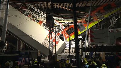 Elevated metro line collapsed in the Mexican capital