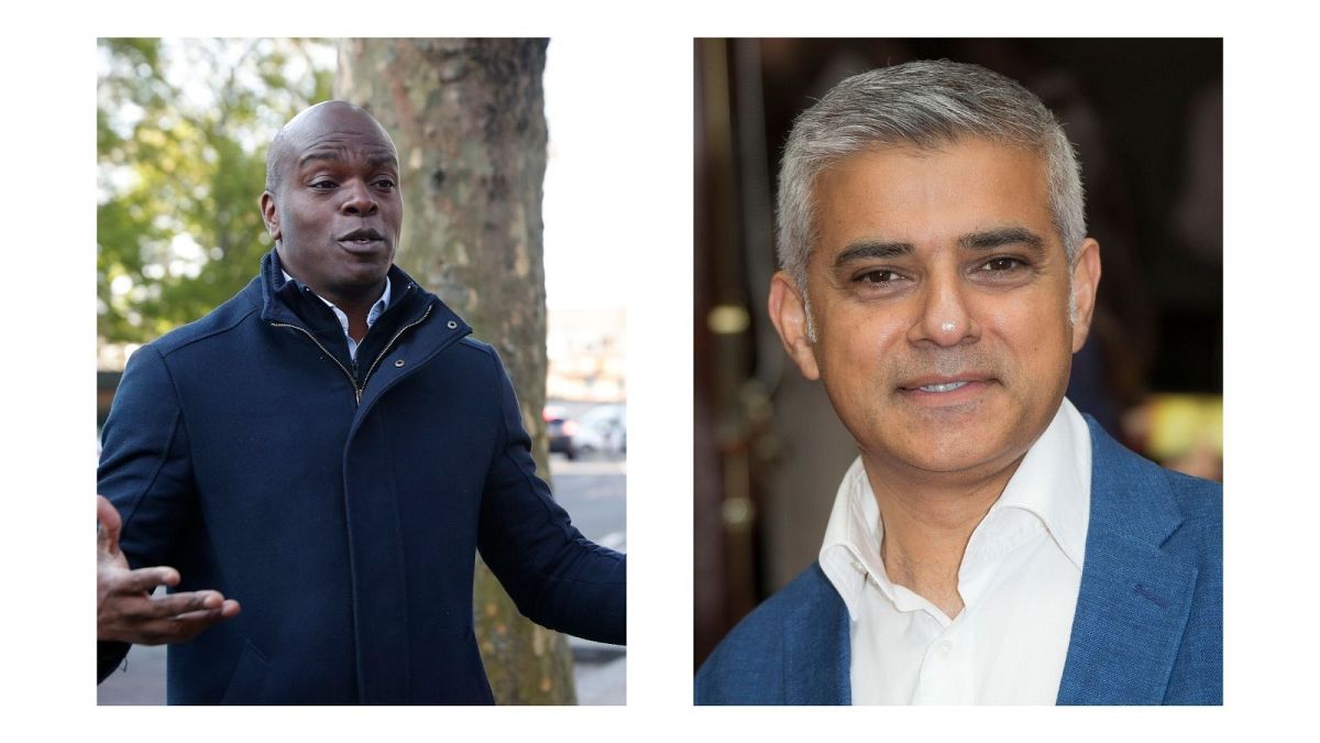 صادق خان (سمت راست) و شان بیلی (سمت چپ)، دو رقیب انتخاباتی برای شهرداری لندن