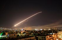 عکس آرشیوی از یک حمله هوایی در دمشق در سال ۲۰۱۸‍