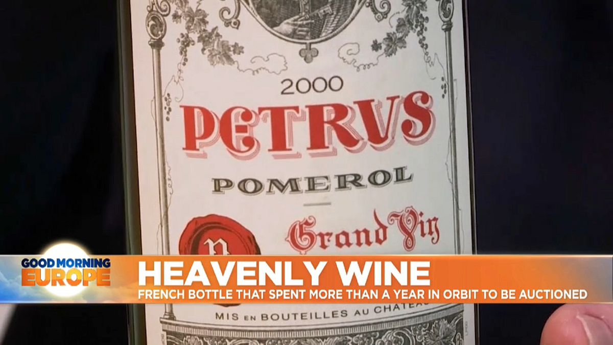 The Petrus 2000 wine tastes, smells and looks different after year in space.