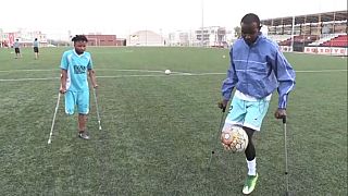 Kenyan amputee football star joins Turkish team 