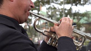 Bogota Philharmonic Orchestra holds street concert for 'peace' amid unrest