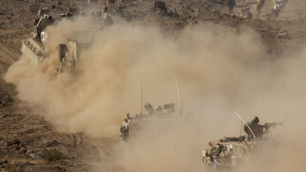 Tavalyi fotó: izraeli hadgyakorlat a Golán fennsíkon, a szíriai határ közelében
