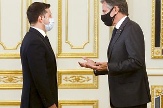 Russische Truppen und Korruption in der Ukraine: US-Außenminister Blinken in Kiew