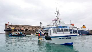 اعتراض ماهی‌گیران فرانسوی در دریای مانش