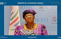La Direttrice Generale della WTO in collegamento con Euronews.