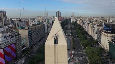 Buenos Aires renovates iconic obelisk