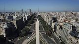 L'obelisco, progettato dall'architetto Alberto Prebisch, a Buenos Aires