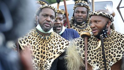 South Africa's Zulu king says violence brings shame, calls for peace