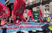 Manifestação no último dia da Cimeira Social do Porto