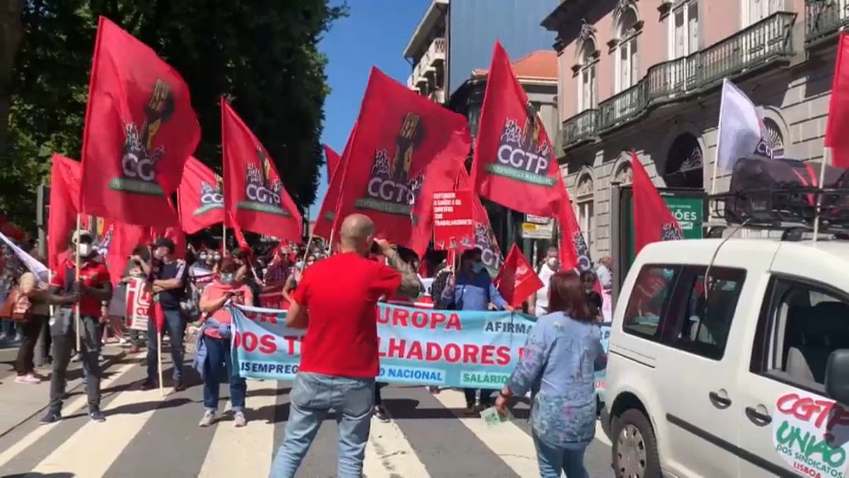 UNIÓN EUROPEA | Protestas sindicales en la cumbre social de Oporto