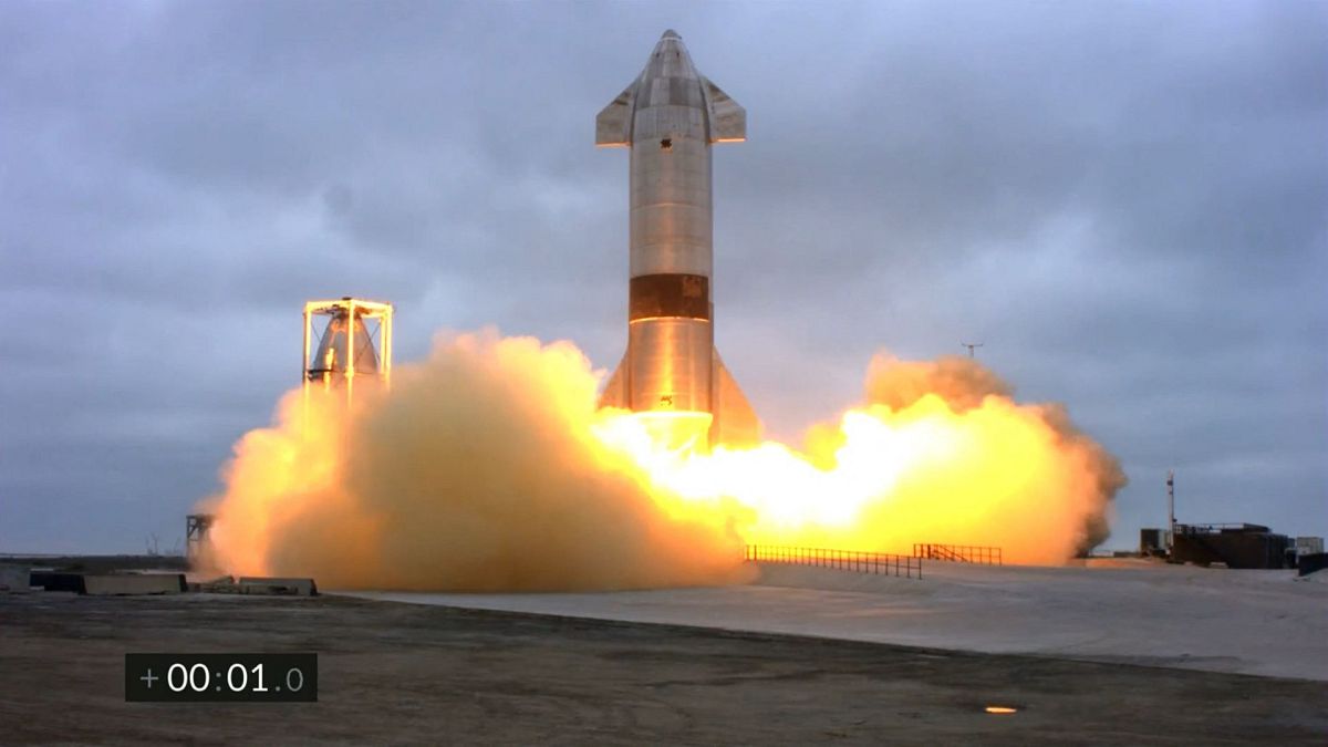 إطلاق صاروخ Starship SN15 من قِـبل "سبايس إكس"، بوكا تشيكا، تكساس، 5 مايو 2021