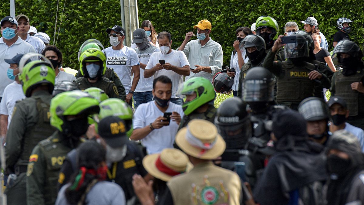 كولومبيا-تظاهرات