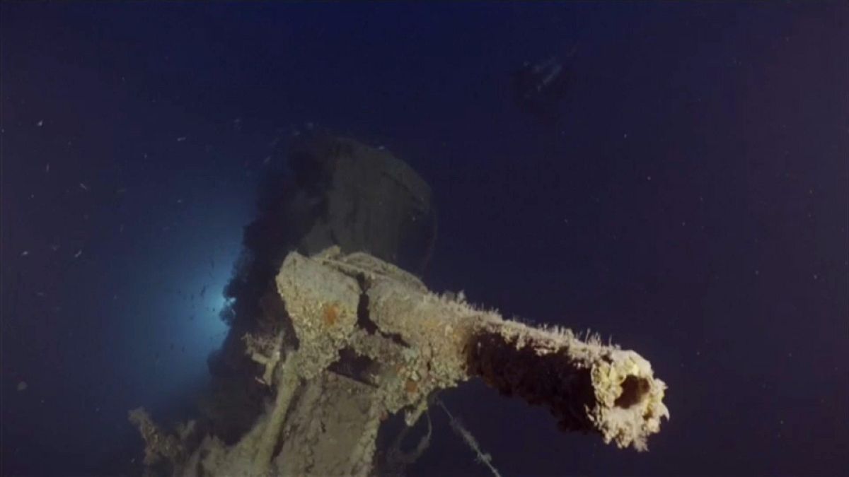 L'épave du HMS Urge, dans les eaux de Malte, le 3 mai 2021