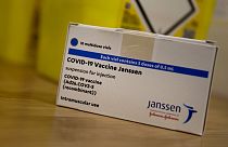 Vacunación de Johnson&Johnson en una farmacia de Amberes, Bélgica, el 30 de abril de 2021.