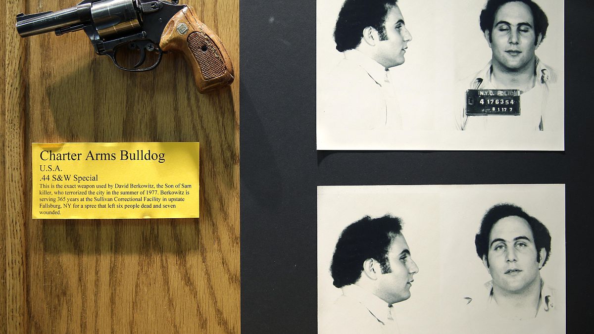 The gun used by David Berkowitz, New York, Tuesday, Dec. 8, 2015. (AP Photo/Seth Wenig)