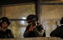 Mescid-i Aksa'da Filistinlilere müdahale