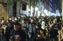 Fiesta masiva tras el fin del Estado de alarma en España