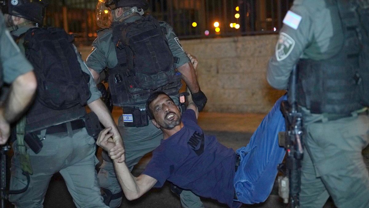 Kudüs'teki protestolara polisten sert müdahale