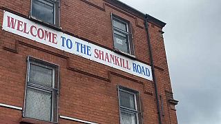 Shankill Road, il cuore della Belfast protestante. 