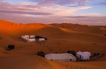 Desert camping, Oman