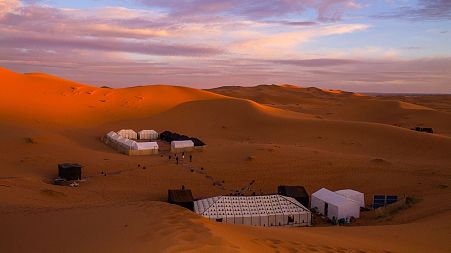 Desert camping, Oman