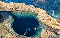 The Blue Hole, Gozo Island near Malta
