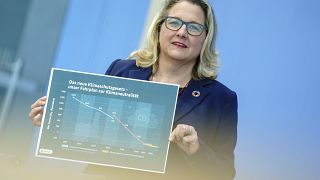 Bundesumweltministerin Svenja Schulze bei der Vorstellung des neues Klimaschutzgesetzes